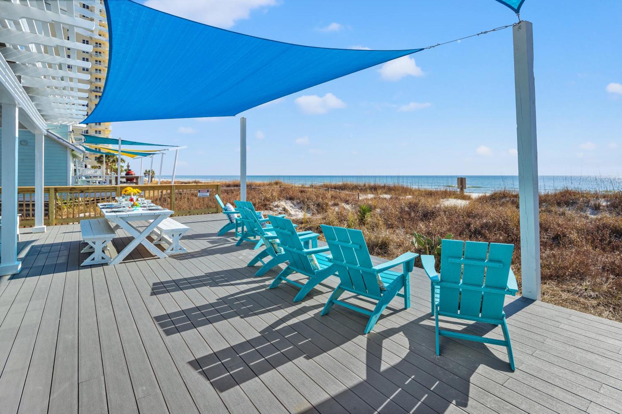 Luxury Gulf Front Property! Directly On The Beach! Sleeps 15! Panama City Beach Exterior foto